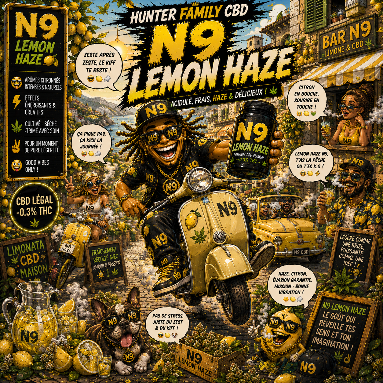 LEMON HAZE N9 { STRONG🦠🦠}
