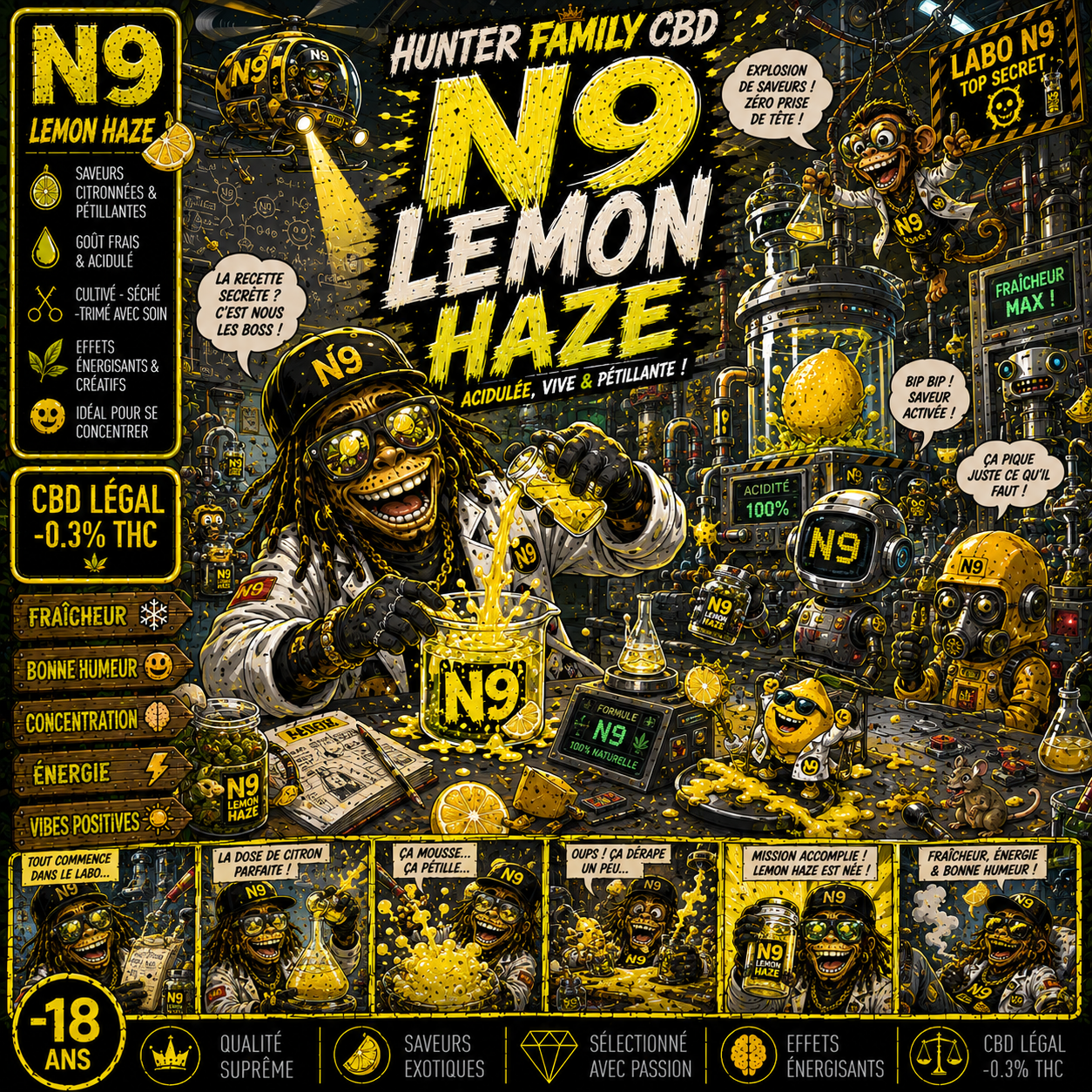 LEMON HAZE N9 { STRONG🦠🦠}