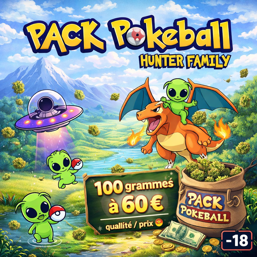 PACK POKEBALL N🥇 UNO DES PACK CBD 5 NEW VARIÉTÉS 2026